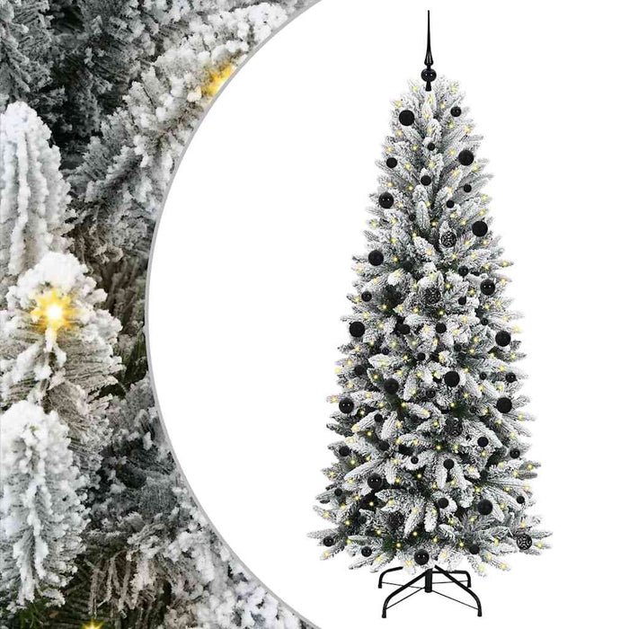 Brad de Crăciun artificial cu 300 LED Alb 78 x 78 x 210 cm - WALTI WALTI