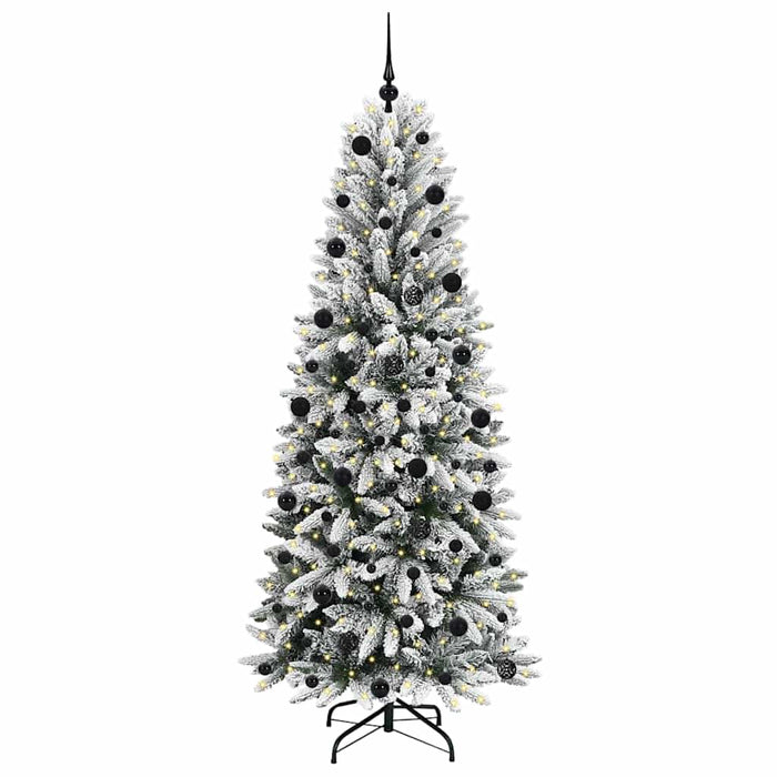 Brad de Crăciun artificial cu 300 LED Alb 78 x 78 x 210 cm - WALTI WALTI