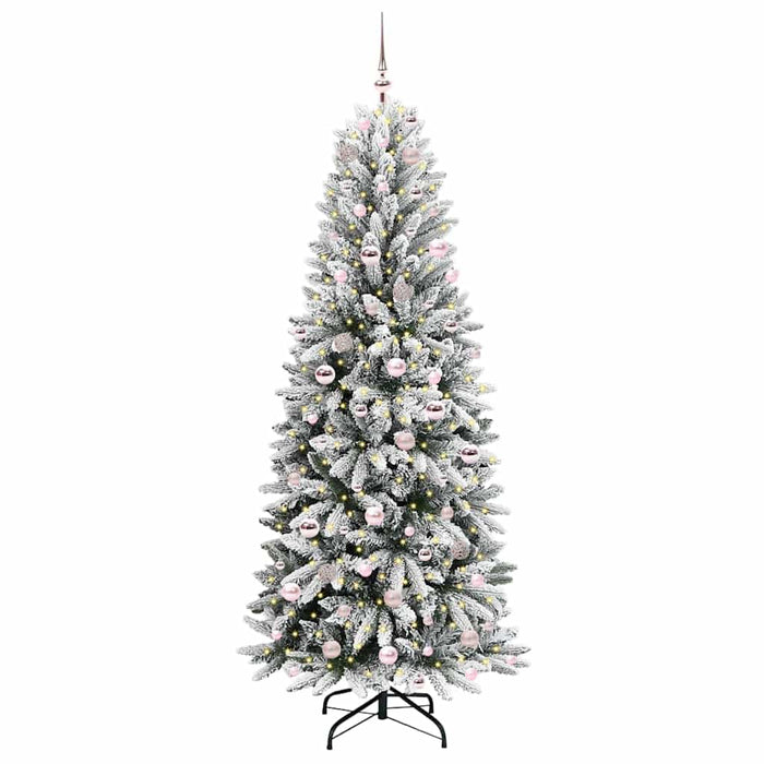 Brad de Crăciun artificial cu 300 LED Alb 78 x 78 x 210 cm - WALTI WALTI