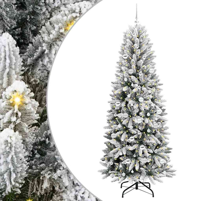 Brad de Crăciun artificial cu 300 LED Alb 78 x 78 x 210 cm - WALTI WALTI