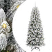 Brad de Crăciun artificial cu 300 LED Alb 78 x 78 x 210 cm - WALTI WALTI