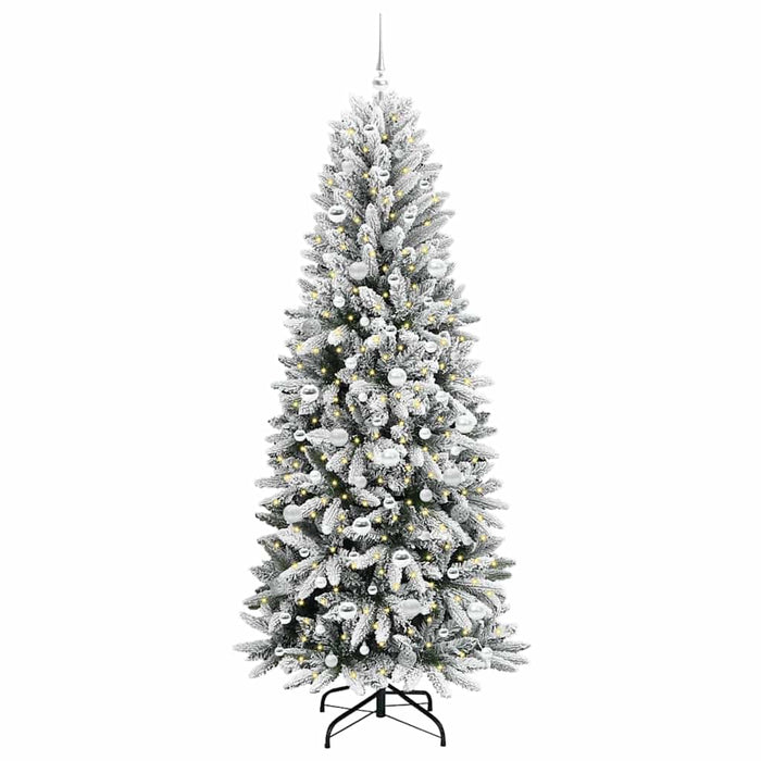 Brad de Crăciun artificial cu 300 LED Alb 78 x 78 x 210 cm - WALTI WALTI