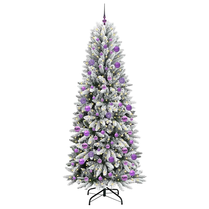 Brad de Crăciun artificial cu 300 LED Alb 78 x 78 x 210 cm - WALTI WALTI