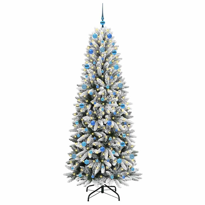 Brad de Crăciun artificial cu 300 LED Alb 78 x 78 x 210 cm - WALTI WALTI
