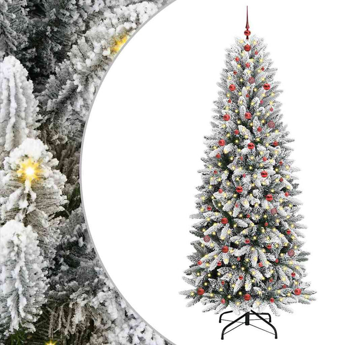 Brad de Crăciun artificial cu 300 LED Alb 93 x 93 x 240 cm - WALTI WALTI