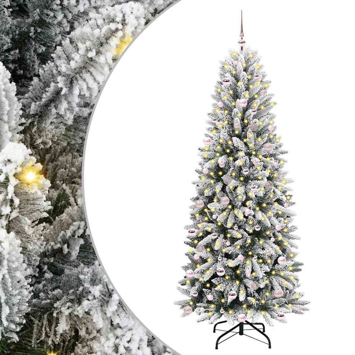 Brad de Crăciun artificial cu 300 LED Alb 93 x 93 x 240 cm - WALTI WALTI