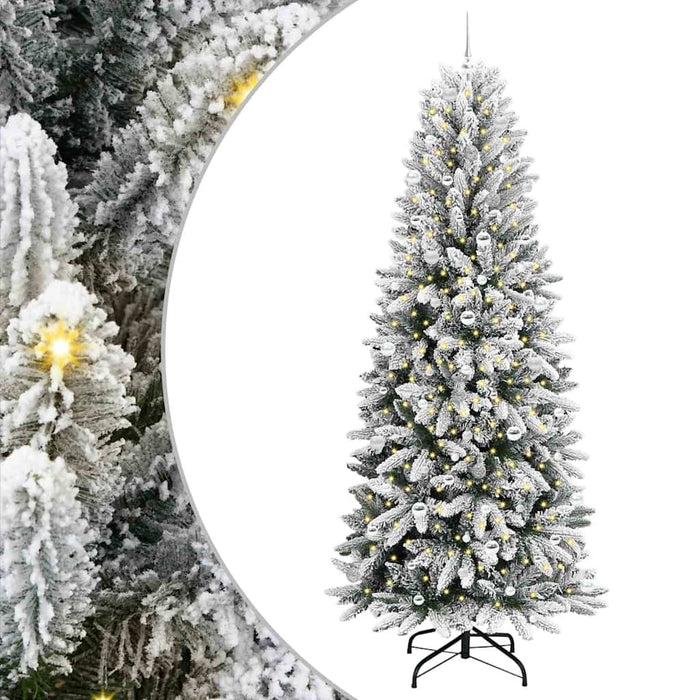 Brad de Crăciun artificial cu 300 LED Alb 93 x 93 x 240 cm - WALTI WALTI