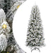 Brad de Crăciun artificial cu 300 LED Alb 93 x 93 x 240 cm - WALTI WALTI