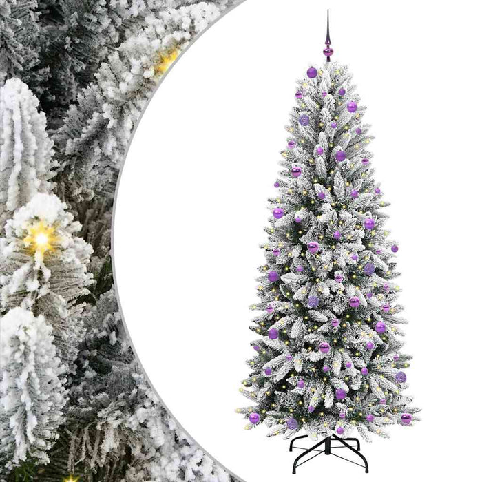 Brad de Crăciun artificial cu 300 LED Alb 93 x 93 x 240 cm - WALTI WALTI