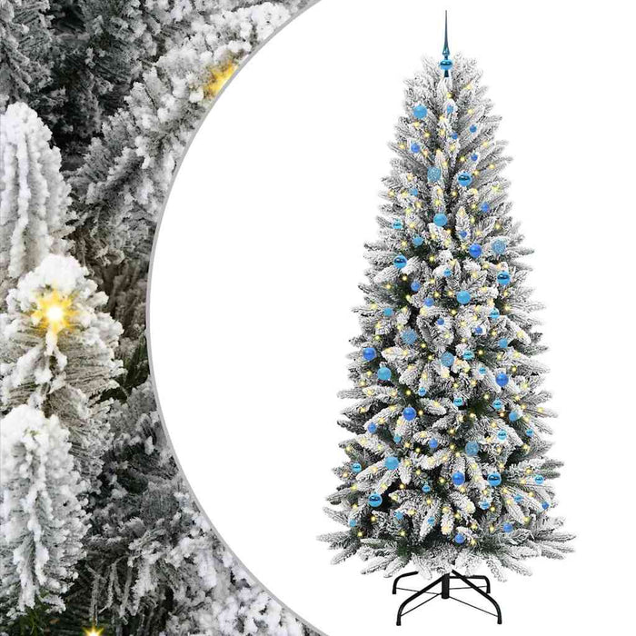 Brad de Crăciun artificial cu 300 LED Alb 93 x 93 x 240 cm - WALTI WALTI