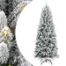 Brad de Crăciun artificial cu 300 LED Alb 93 x 93 x 240 cm - WALTI WALTI