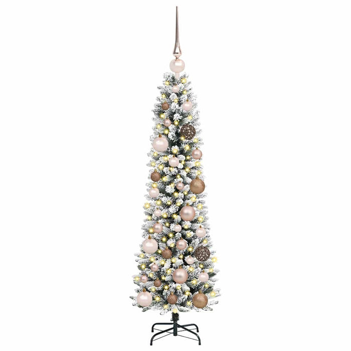 Brad de Crăciun artificial Alb 120 cm PVC și metal și plastic - WALTI WALTI