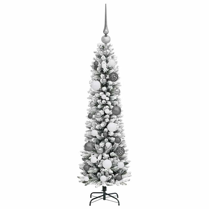 BraddeCrăciunartificial cu lumini cu bandă LED Alb 120cm PVC - WALTI WALTI