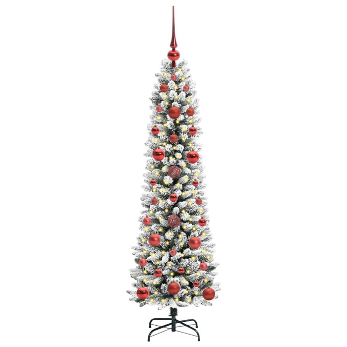 Brad de Crăciun artificial cu 150 LED Verde și alb 120 cm - WALTI WALTI