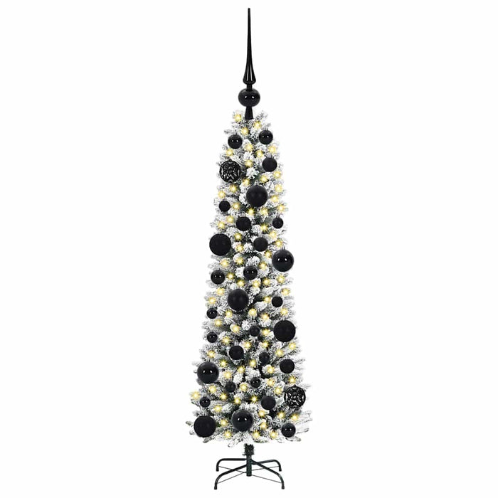 Brad de Crăciun artificial cu 150 LED Verde și alb 120 cm - WALTI WALTI