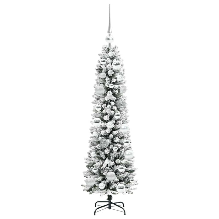 Brad de Crăciun artificial cu 150 LED Verde și alb 120 cm - WALTI WALTI