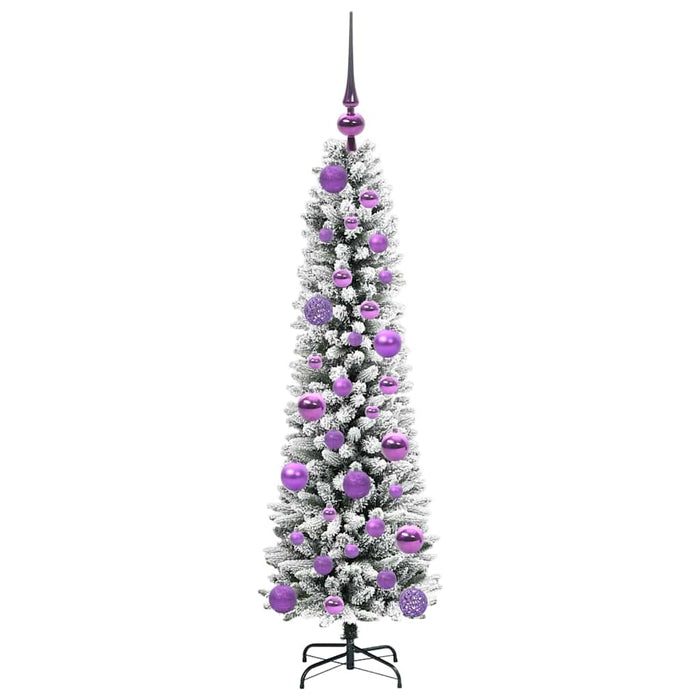 Brad de Crăciun artificial cu 150 LED Verde și alb 120 cm - WALTI WALTI