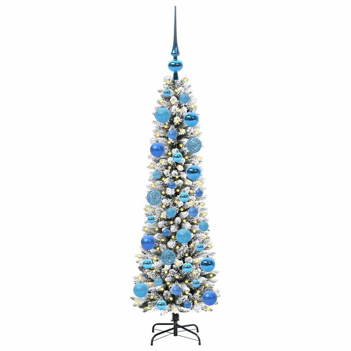Brad de Crăciun artificial cu 150 LED Verde și alb 120 cm - WALTI WALTI