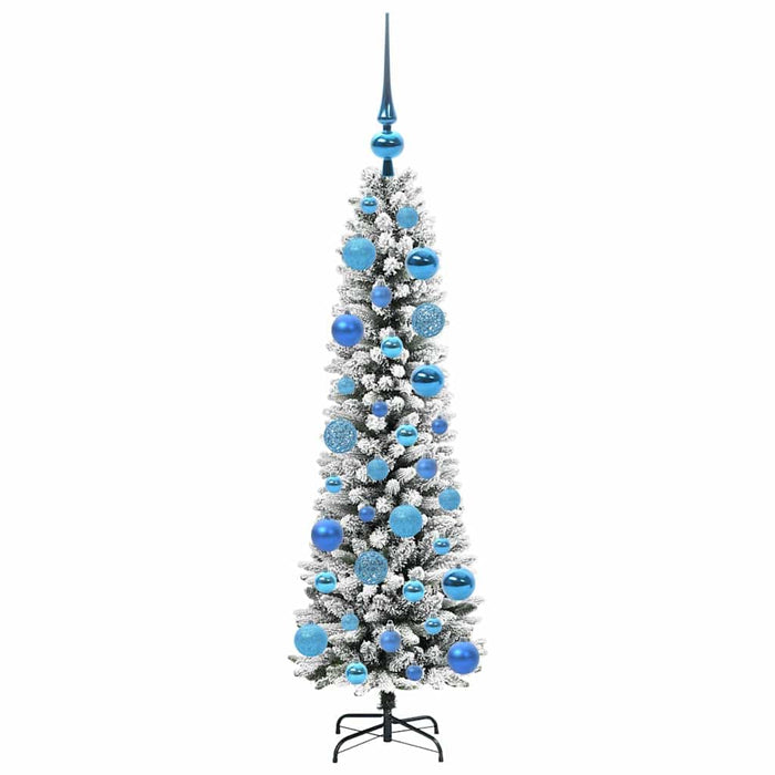 Brad de Crăciun artificial cu 150 LED Verde și alb 120 cm - WALTI WALTI