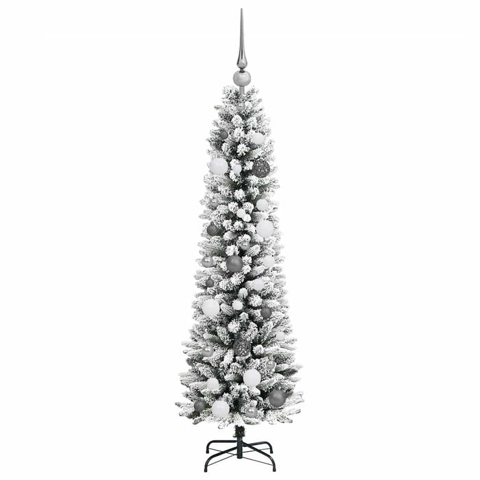 Brad de Crăciun subțire Alb 150 cm PVC - WALTI WALTI