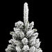 Brad de Crăciun artificial cu 150 LED Verde și alb 150 cm - WALTI WALTI