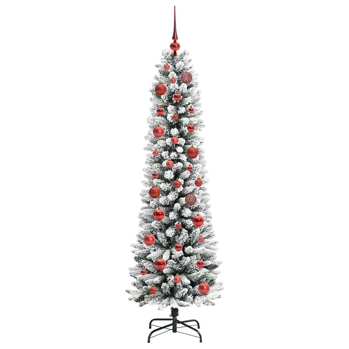 Brad de Crăciun artificial cu 150 LED Verde și alb 150 cm - WALTI WALTI