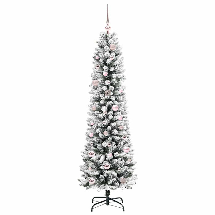 Brad de Crăciun artificial cu 150 LED Verde și alb 150 cm - WALTI WALTI