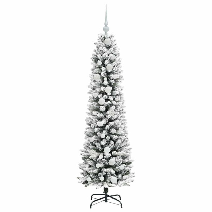 Brad de Crăciun artificial cu 150 LED Verde și alb 150 cm - WALTI WALTI