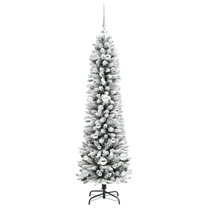Brad de Crăciun artificial cu 150 LED Verde și alb 150 cm - WALTI WALTI