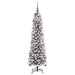 Brad de Crăciun artificial cu 150 LED Verde și alb 150 cm - WALTI WALTI