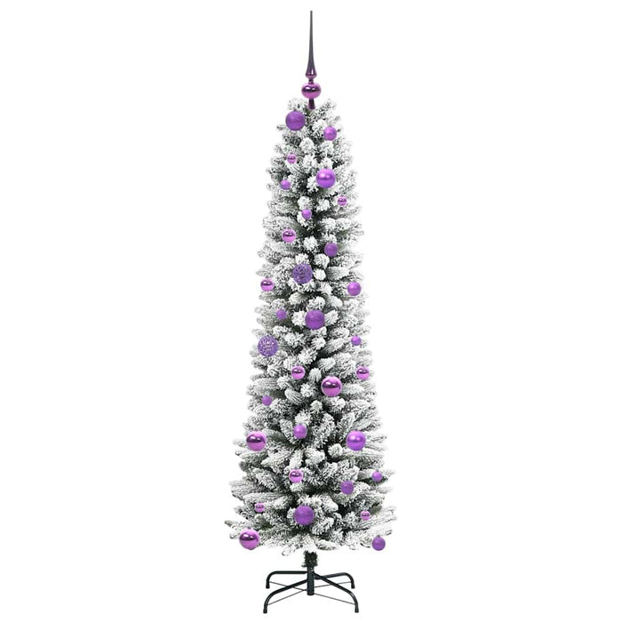 Brad de Crăciun artificial cu 150 LED Verde și alb 150 cm - WALTI WALTI