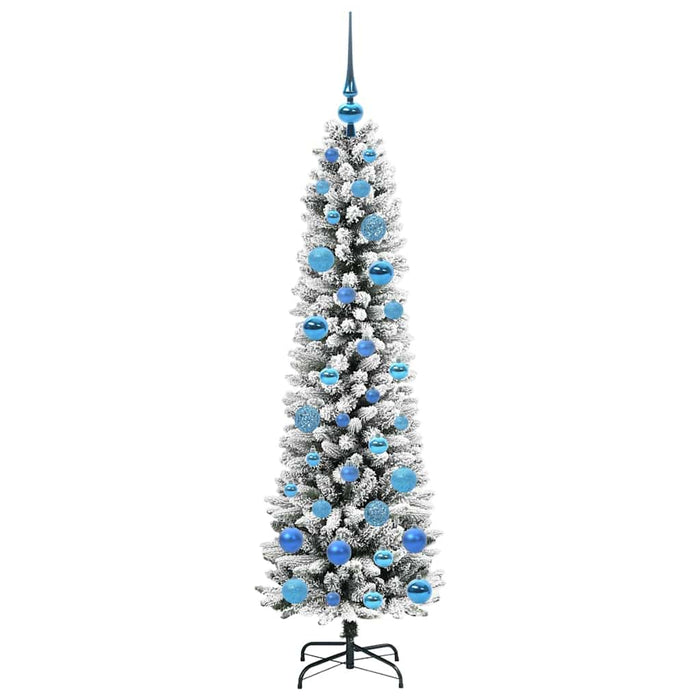 Brad de Crăciun artificial cu 150 LED Verde și alb 150 cm - WALTI WALTI