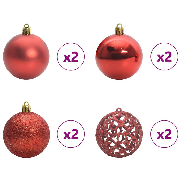 Brad de Crăciun artificial cu 150 LED Verde și alb 150 cm - WALTI WALTI