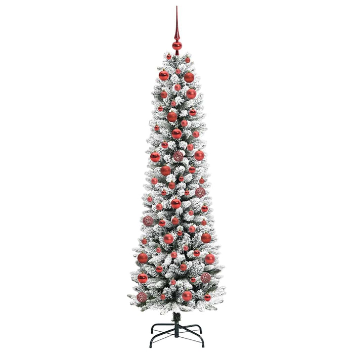 Brad de Crăciun artificial cu 300 LED Verde și alb 180 cm - WALTI WALTI