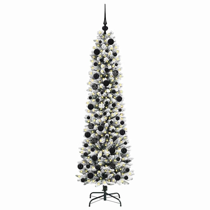 Brad de Crăciun artificial cu 300 LED Verde și alb 180 cm - WALTI WALTI