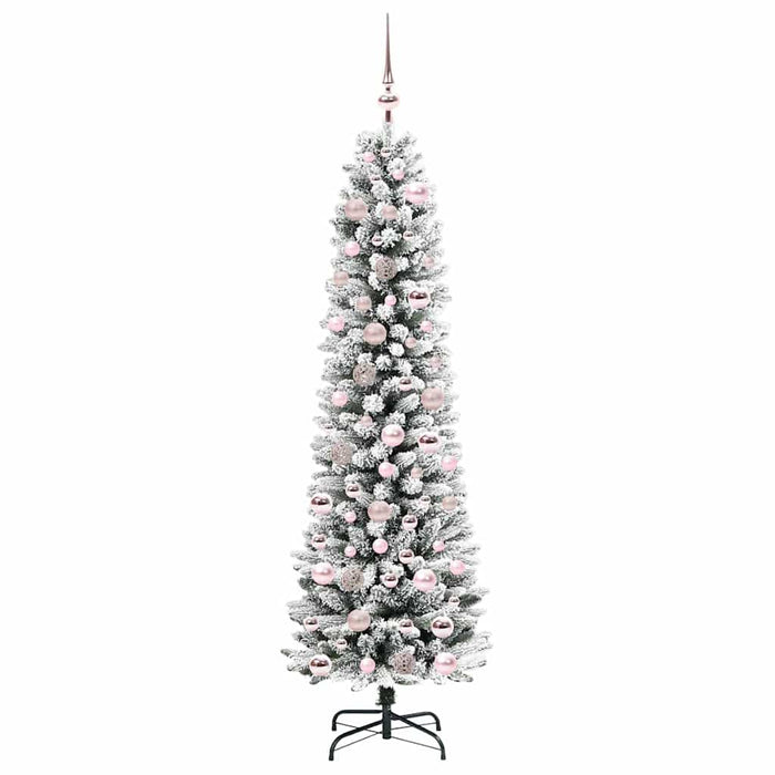 Brad de Crăciun artificial cu 300 LED Verde și alb 180 cm - WALTI WALTI