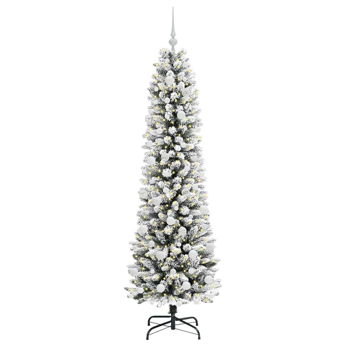 Brad de Crăciun artificial cu 300 LED Verde și alb 180 cm - WALTI WALTI