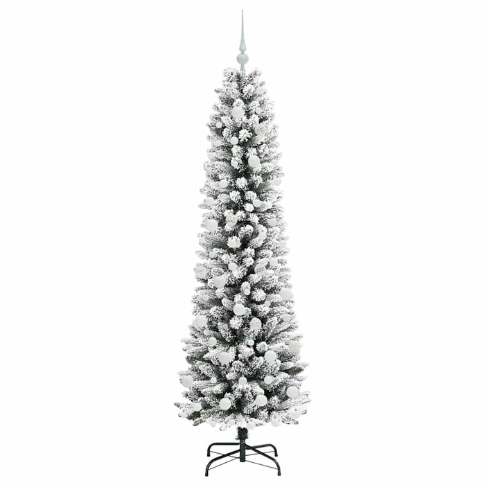 Brad de Crăciun artificial cu 300 LED Verde și alb 180 cm - WALTI WALTI