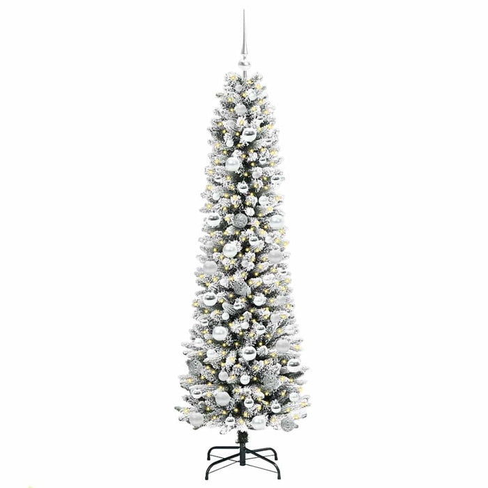 Brad de Crăciun artificial cu 300 LED Verde și alb 180 cm - WALTI WALTI