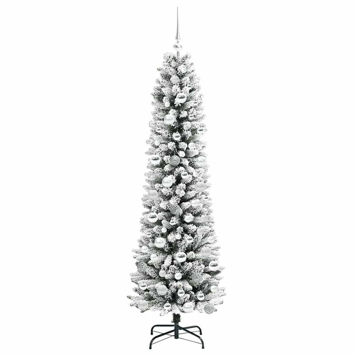 Brad de Crăciun artificial cu 300 LED Verde și alb 180 cm - WALTI WALTI