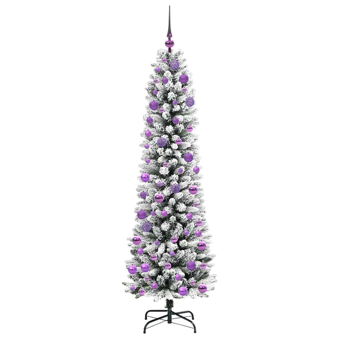 Brad de Crăciun artificial cu 300 LED Verde și alb 180 cm - WALTI WALTI
