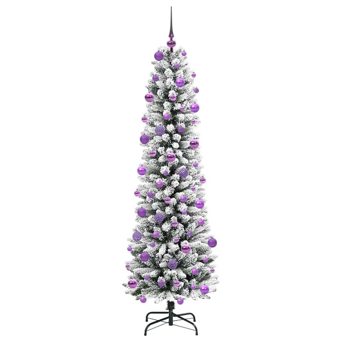 Brad de Crăciun artificial cu 300 LED Verde și alb 210 cm - WALTI WALTI