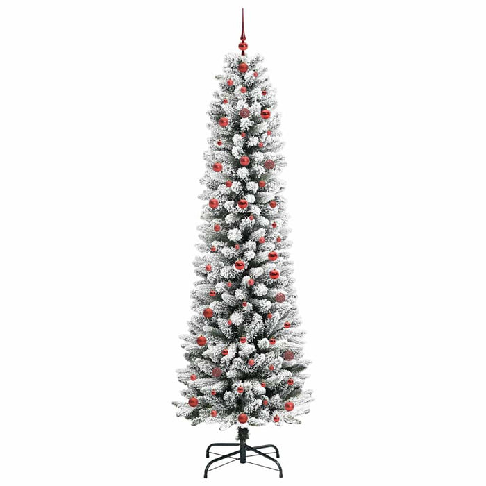 Brad de Crăciun artificial cu 300 LED Verde și alb 240 cm - WALTI WALTI
