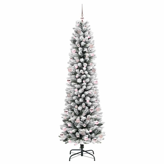 Brad de Crăciun artificial cu 300 LED Verde și alb 240 cm - WALTI WALTI