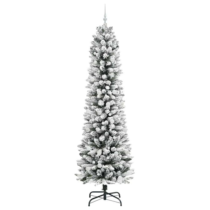 Brad de Crăciun artificial cu 300 LED Verde și alb 240 cm - WALTI WALTI