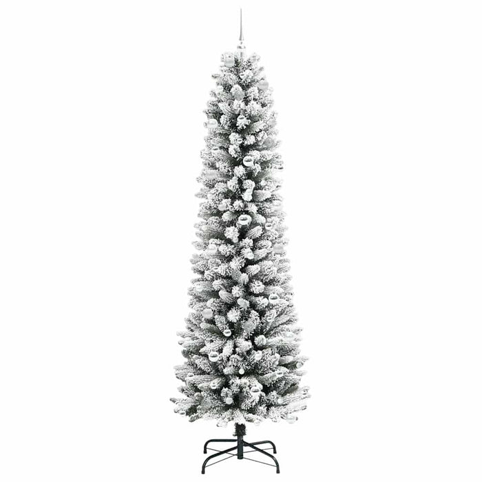 Brad de Crăciun artificial cu 300 LED Verde și alb 240 cm - WALTI WALTI