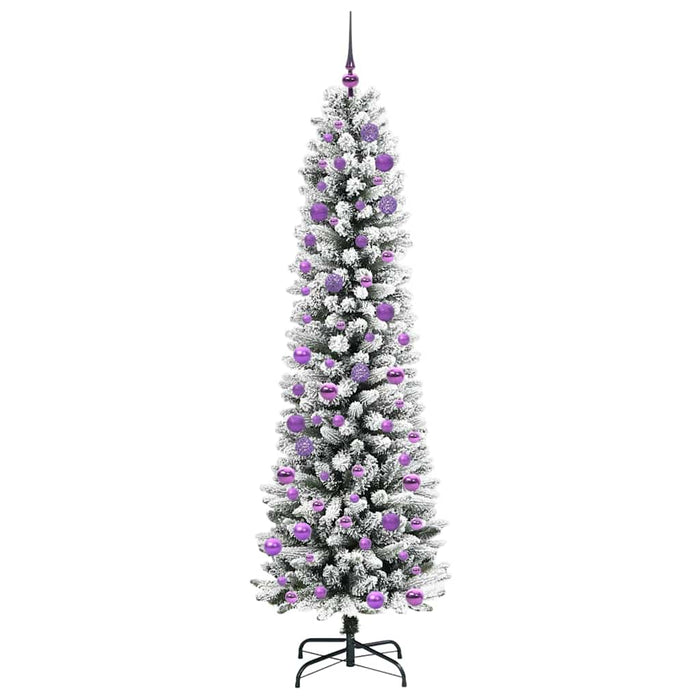 Brad de Crăciun artificial cu 300 LED Verde și alb 240 cm - WALTI WALTI