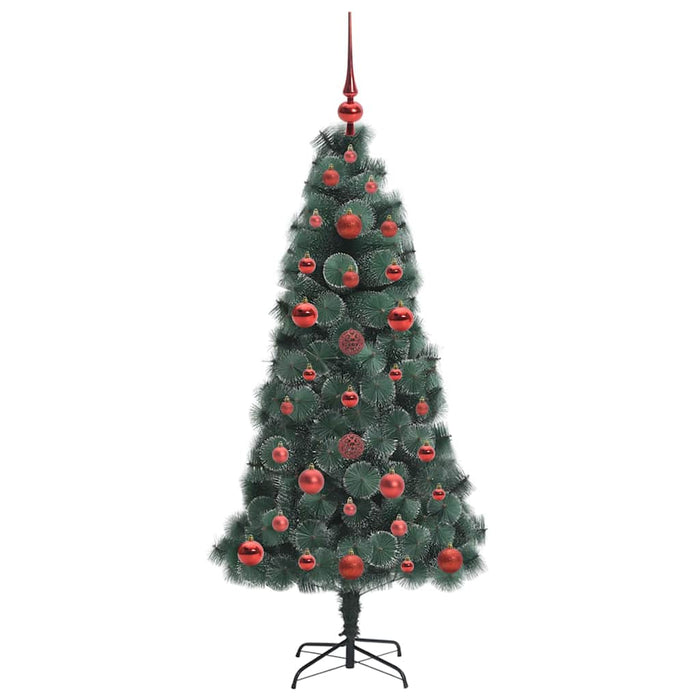 Brad de Crăciun artificial pre-iluminat cu set de bile 120 cm - WALTI WALTI