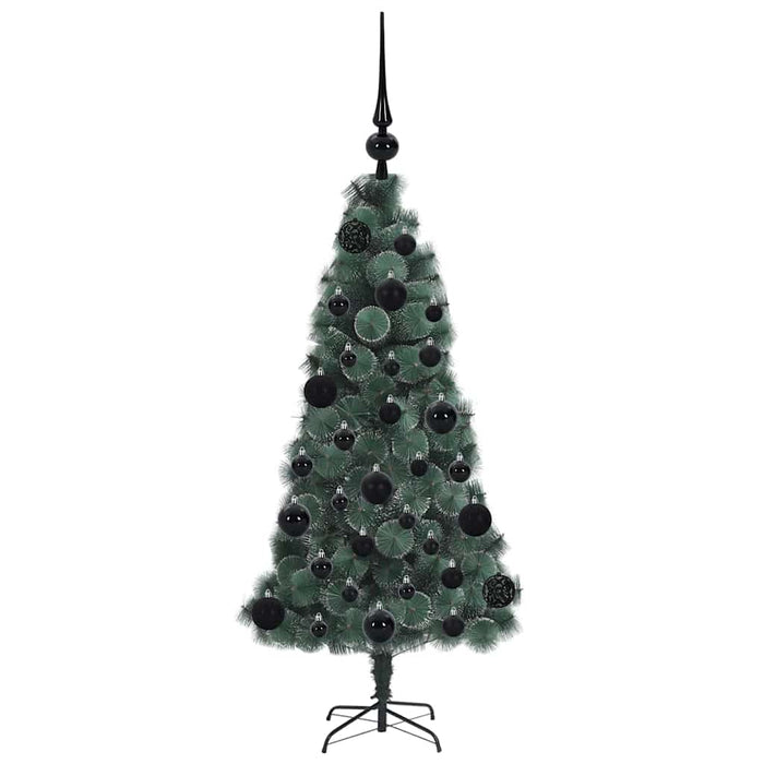 Brad de Crăciun artificial pre-luminat cu set de bile 120 cm - WALTI WALTI
