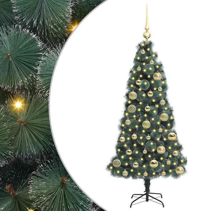 Pom de Crăciun artificial pre-luminat cu set de bile 120 cm - WALTI WALTI